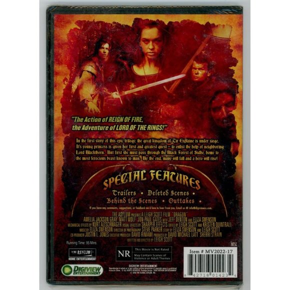 LEIGH SCOTT'S DRAGON on DVD, Fire breathing dragon? "It's time for a hero to ari - Picture 2 of 2